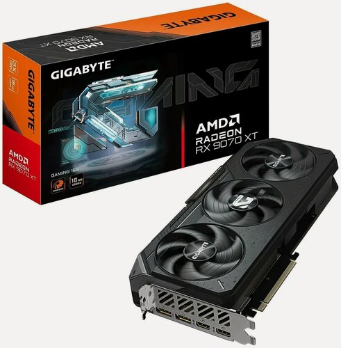 Изображение товара Видеокарта Gigabyte Radeon RX 9070 XT GAMING 16GB (GV-R9070XTGAMING-16GD)