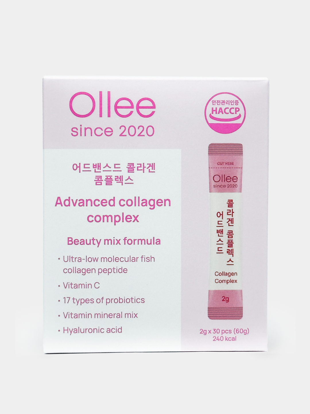 Коллагеновый комплекс OLLEE Advanced Collagen Complex для волос, кожи и суставов