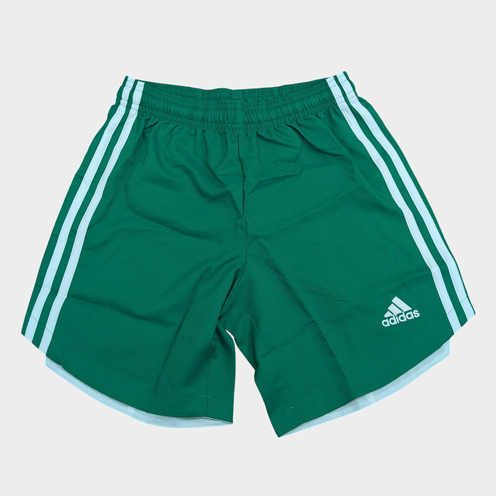 Шорты спортивные adidas adidas, размер 152, зеленый — фото 1