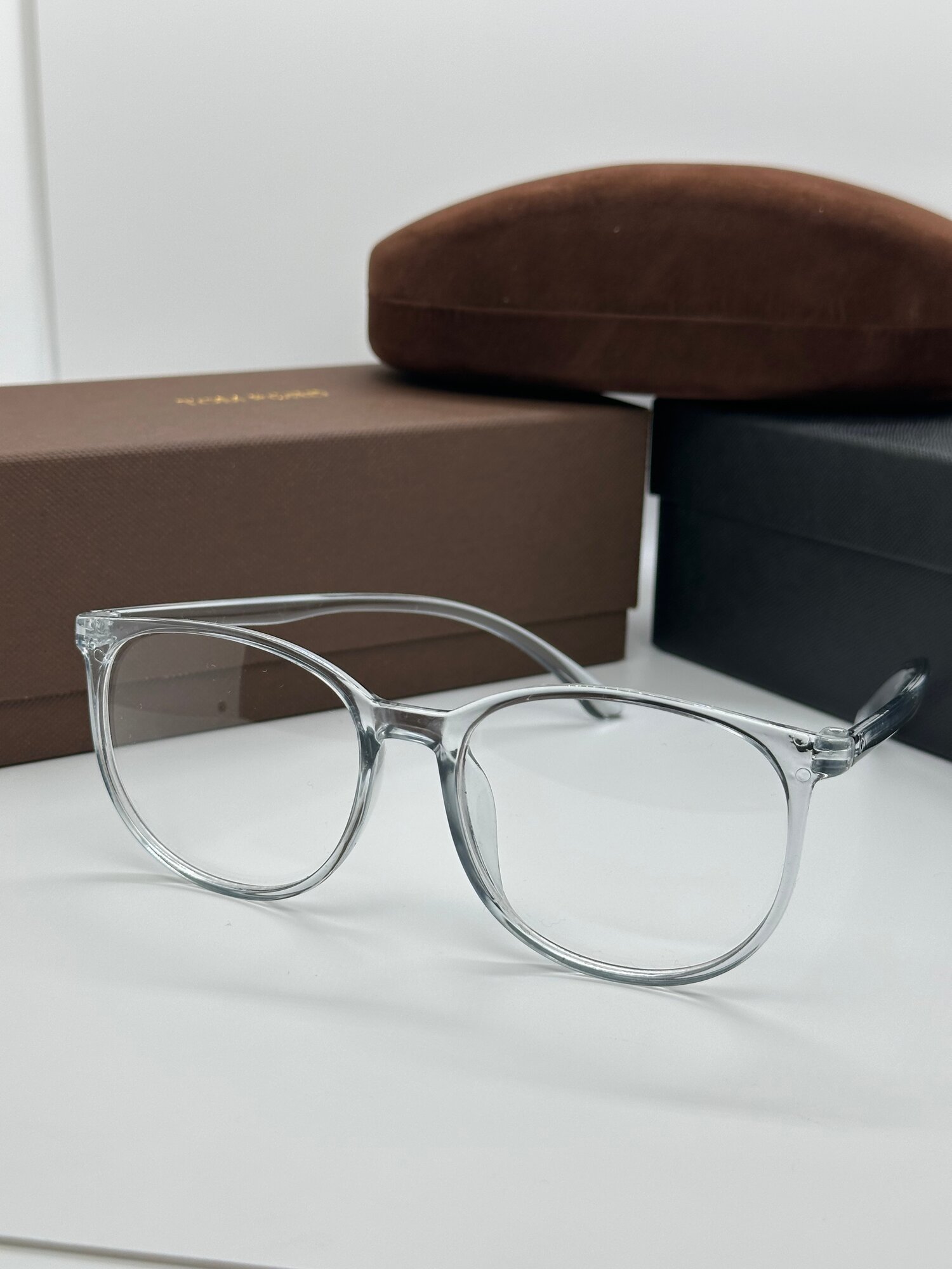 Очки компьютерные, ободковые, линзы антибликовые, защита от синего света