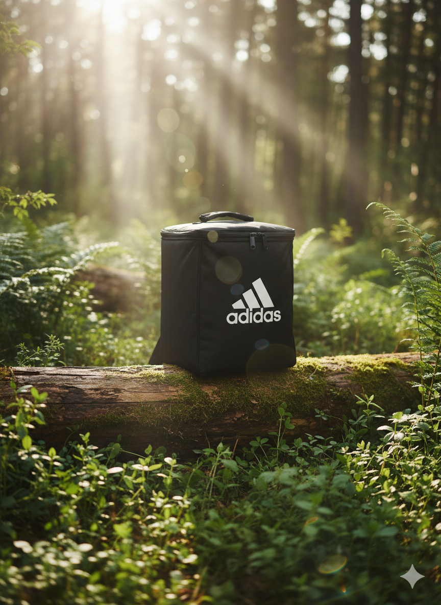 Сумка-рюкзак  Adidas, фактура рельефная, гладкая, чeрный — фото 1