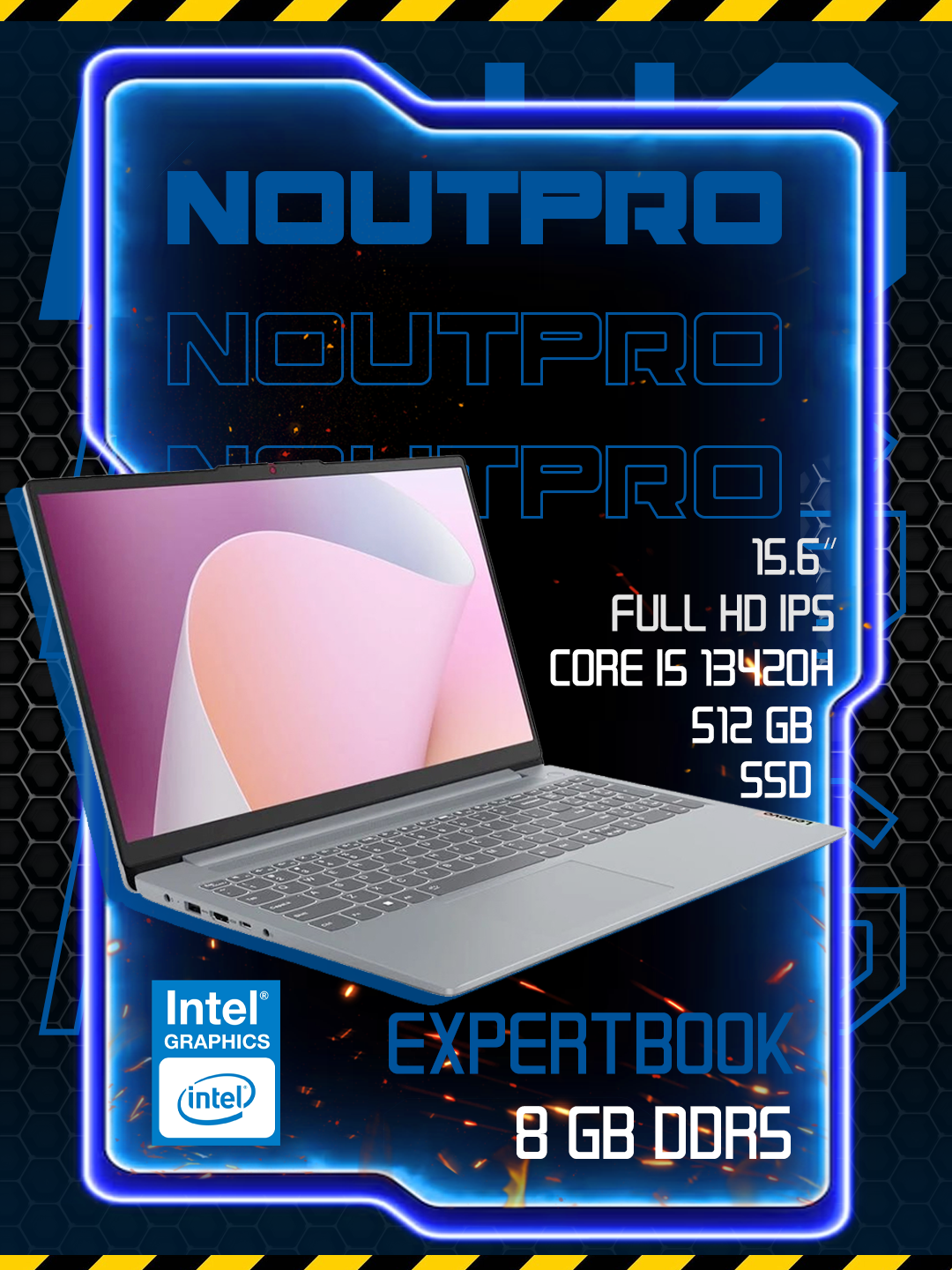 Ноутбук Asus Expertbook Intel Core I5 13420H 15.6 FHD IPS RAM 8 GB DDR5 /512GB SSD