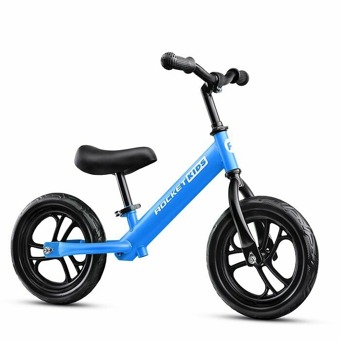 Беговел детский Oubaoloon 12" , колеса EVA, цвет синий