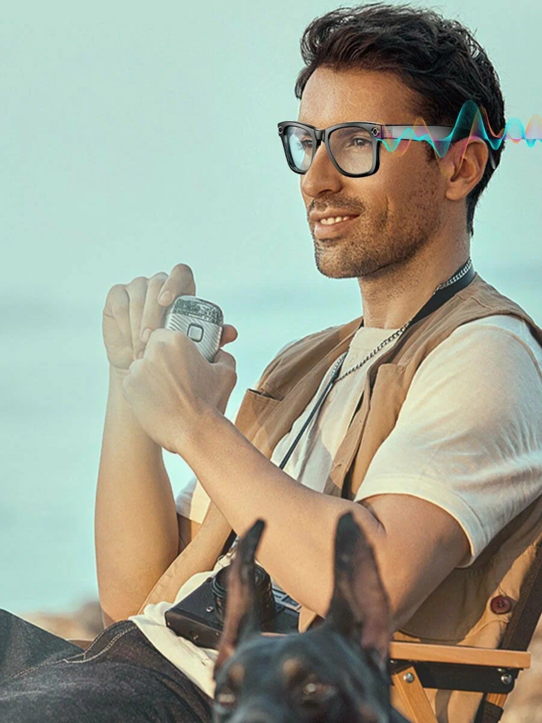 AI Vision Smart Glasses камера Anti-Shake + двойной микрофон — фото 1