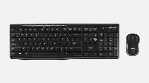 Изображение товара Беспроводная комбинация клавиатуры и мыши Logitech Combo MK270, английская/русская