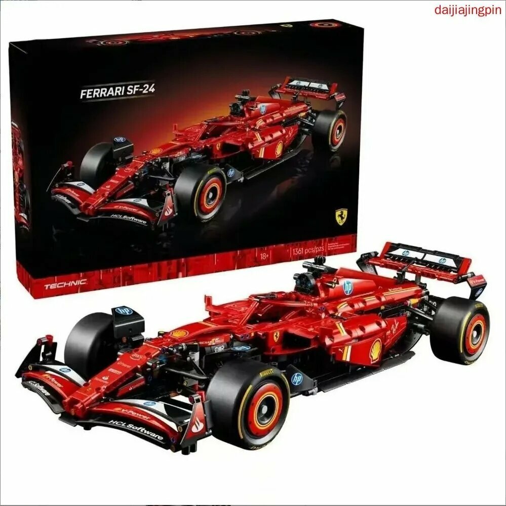 Конструктор Lali F1 гонки SF-24 (лего) строительный блок сборки игрушка