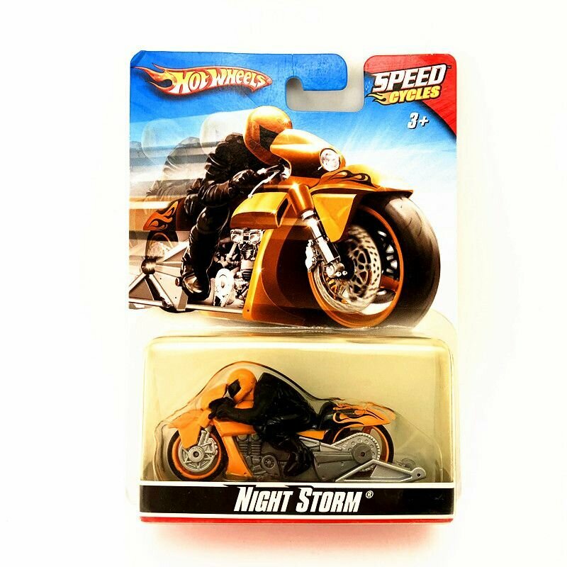 Hot Wheels Литая модель мотоцикла, игрушка, Масштаб 1:64, Серия мотоциклов