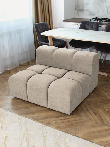 Изображение товара Диван модульный Квадро, бежевый, 105х105х62