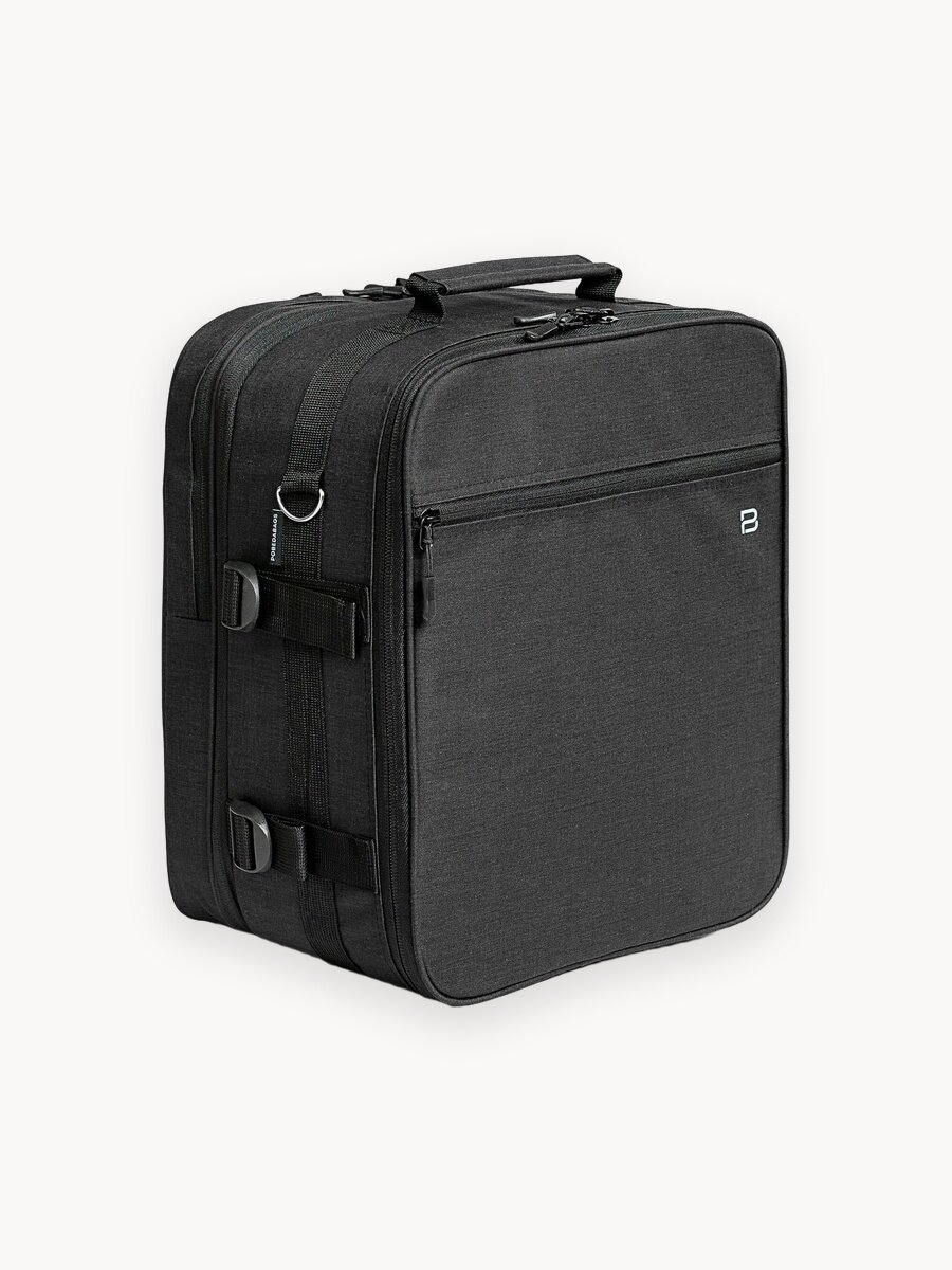Рюкзак-трансформер для ручной клади Pobedabags Black Base 36x30x27