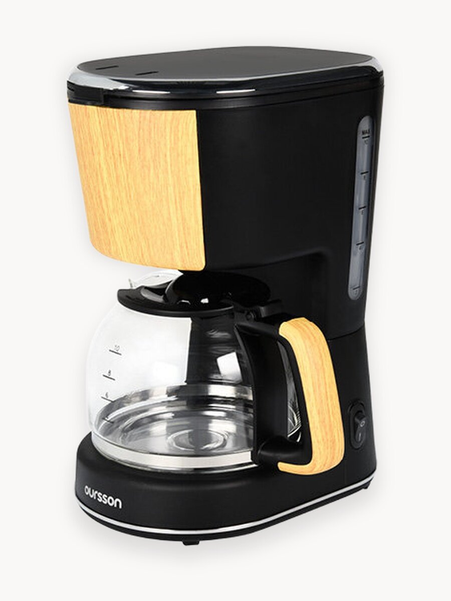 Кофеварка Oursson "CM1005/BL", капельная, автоматическая, 900 Вт, 1.25 л черный