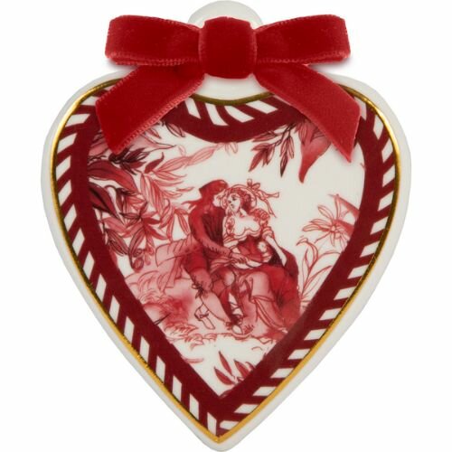 Украшение Сердце 6,7 x 8 см Фарфор Коллекция LE ROUGE