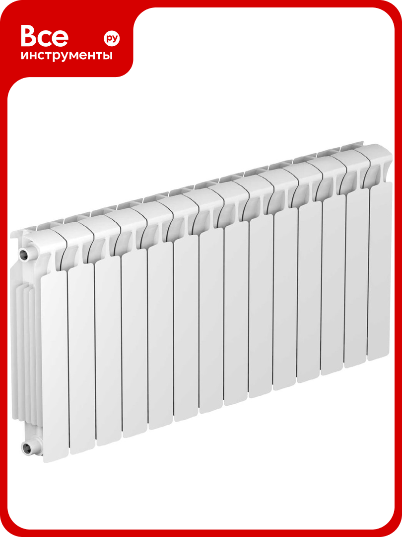 Биметаллический радиатор RIFAR MONOLIT 500 14 секц. бок. R-MN-500-14