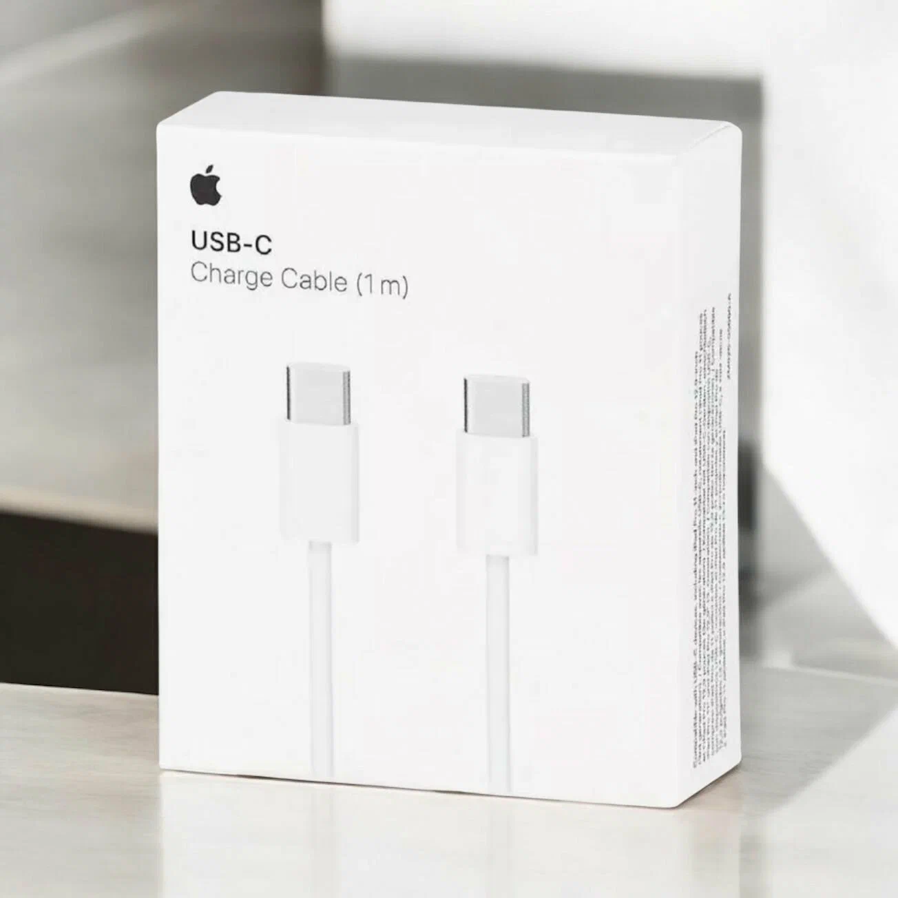 Кабель Apple Type-C-Type-C, для iPhone/Macbook, длина 1м, белый