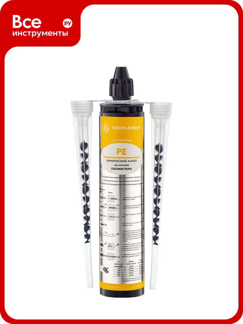 Химический анкер Tech-Krep PE POLYESTER 300 мл 155929