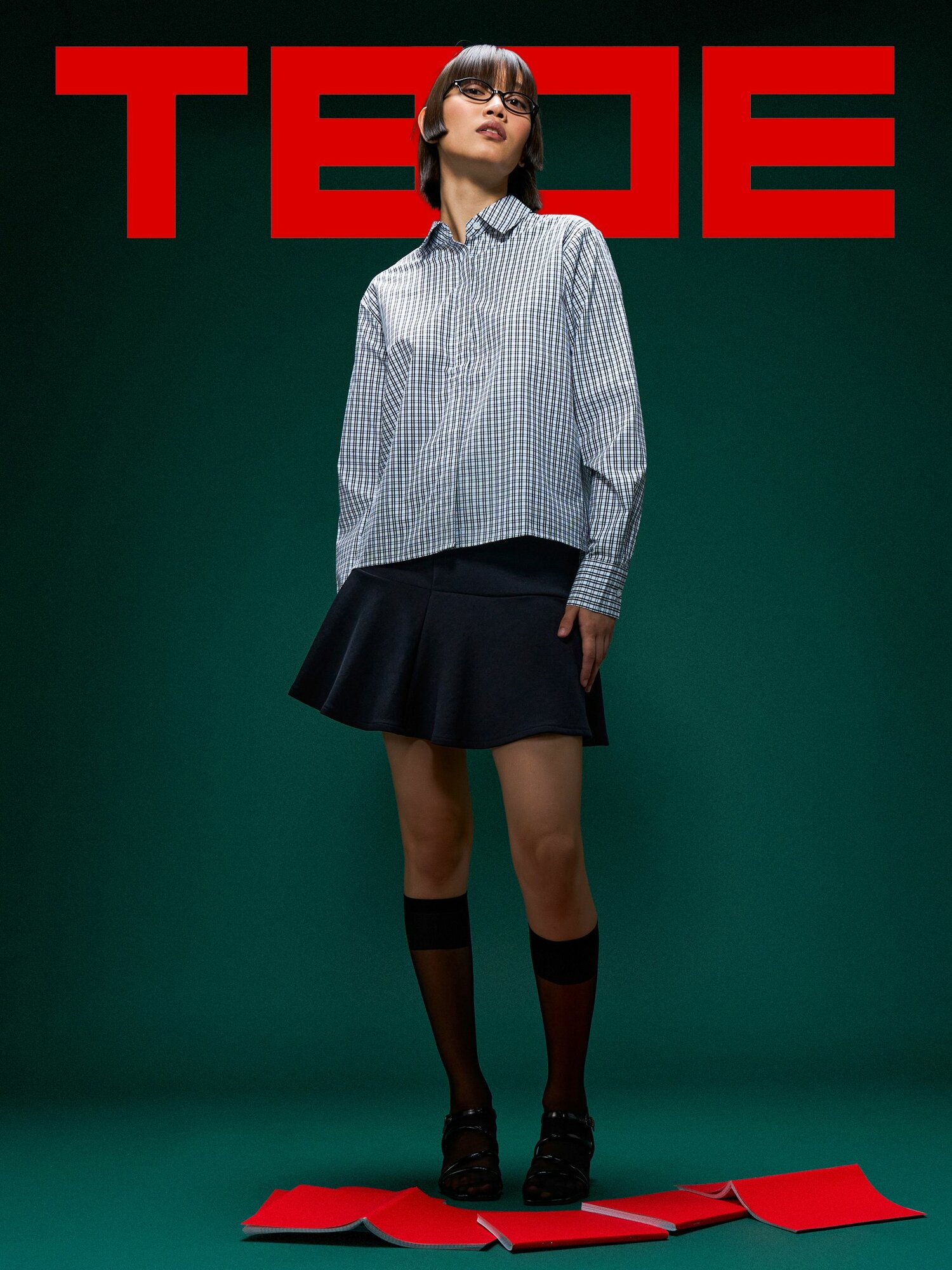 Юбка-шорты ТВОЕ, размер L, черный