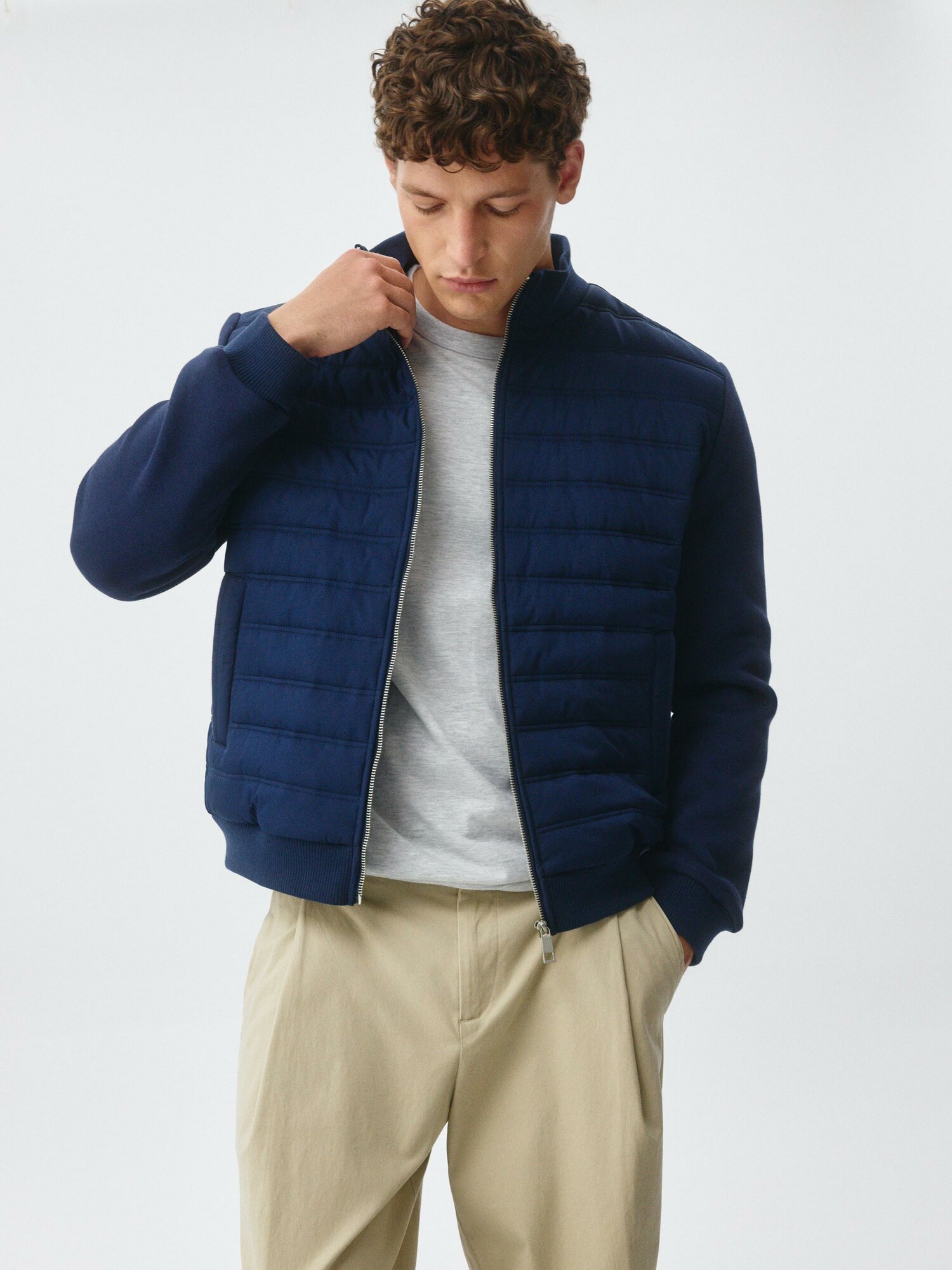 Куртка спортивная Sela, размер 52, темный индиго