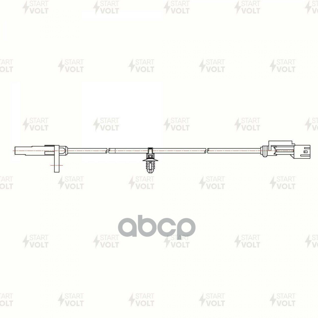 Датчик скорости вращения колеса (ABS) STARTVOLT арт. VS-ABS1003 — фото 1