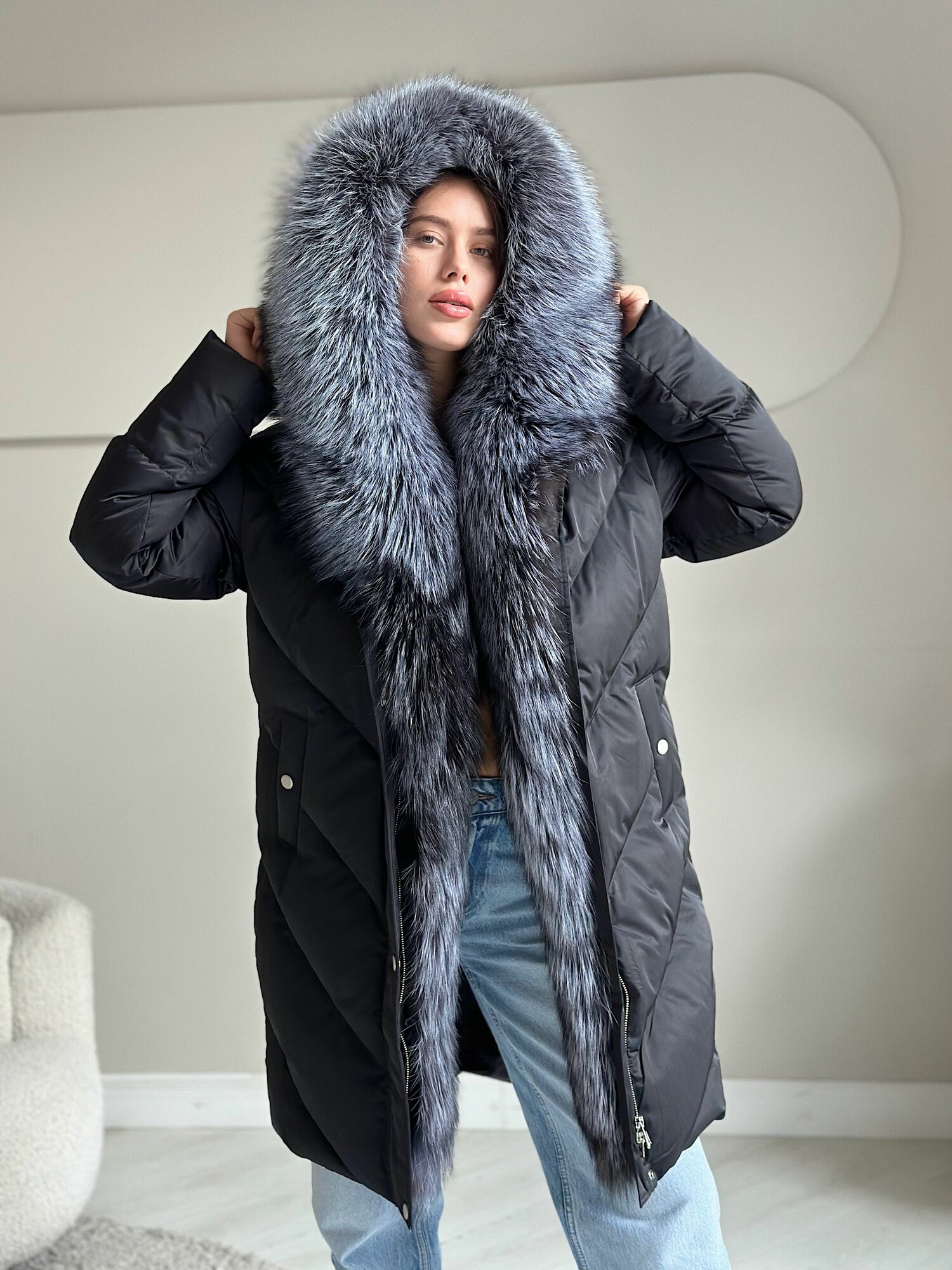 Пуховик MILLIANT Осень-зима 2025, размер 42, черный