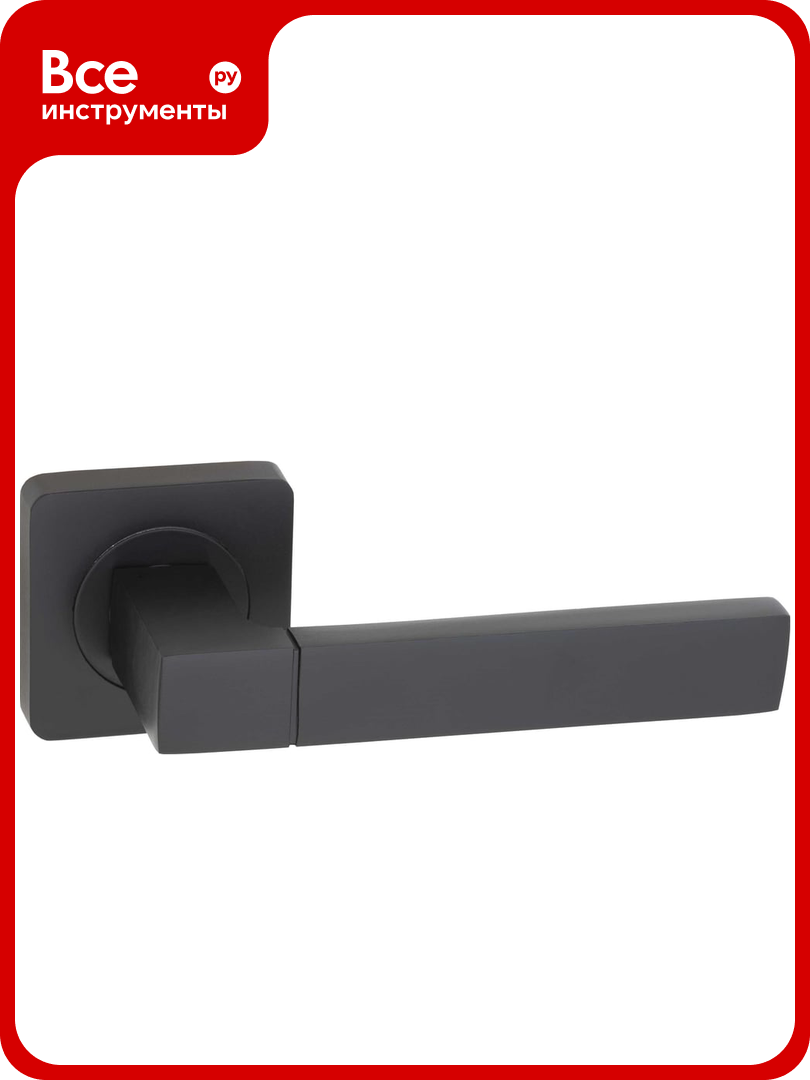 Ручка на раздельном основании VETTORE r06.081 mbp черный матовый 20232