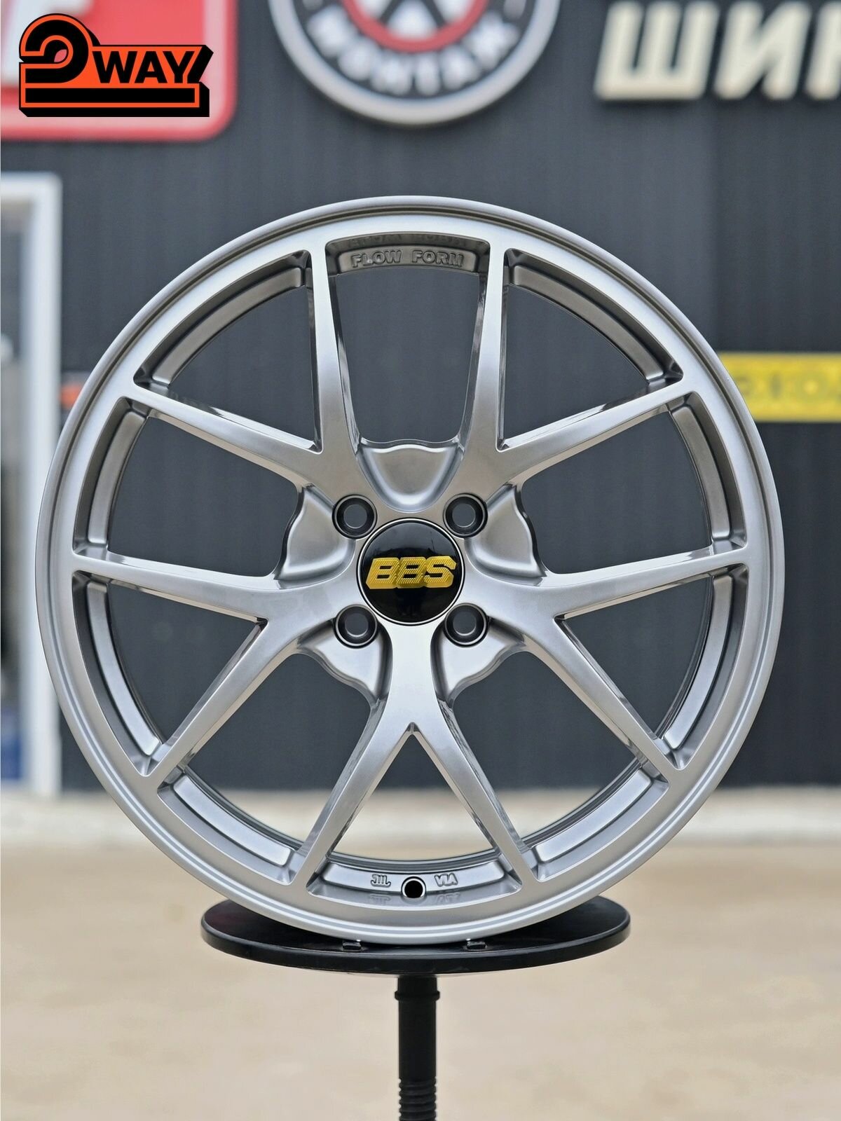 R17 Диск BBS CI-R Стиль 7.5J ET40 4*100 Темное серебро — фото 1