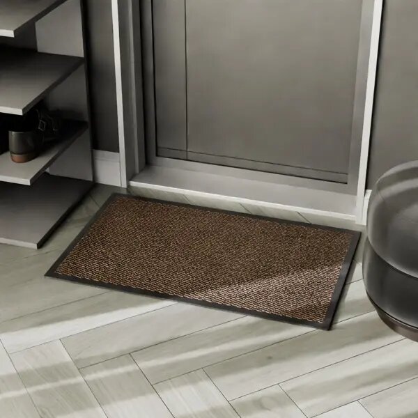 Коврик Step полипропилен 120x180 см цвет коричневый