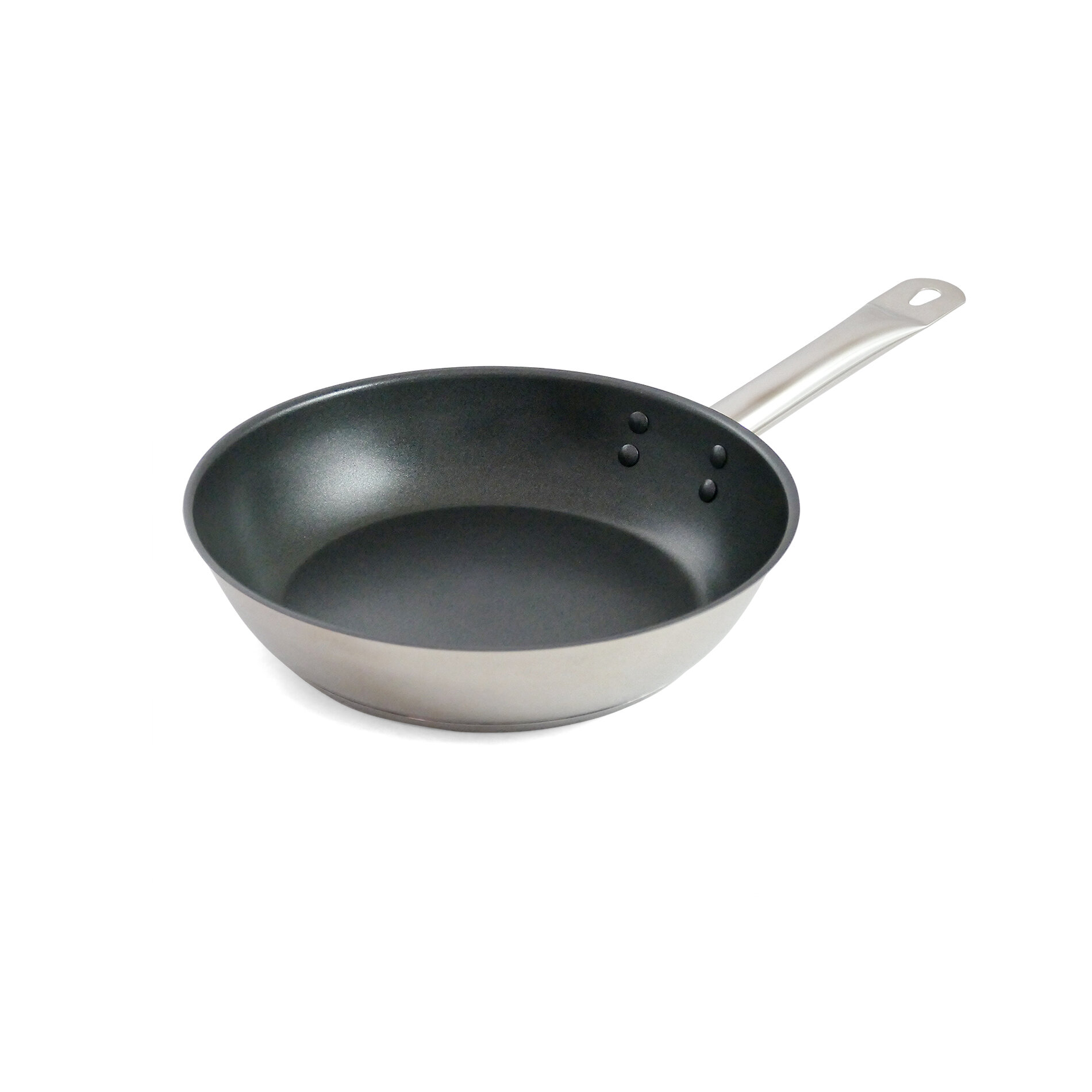 Сковорода, 24х5 см, нерж. сталь с антипригарным покрытием, Катунь.