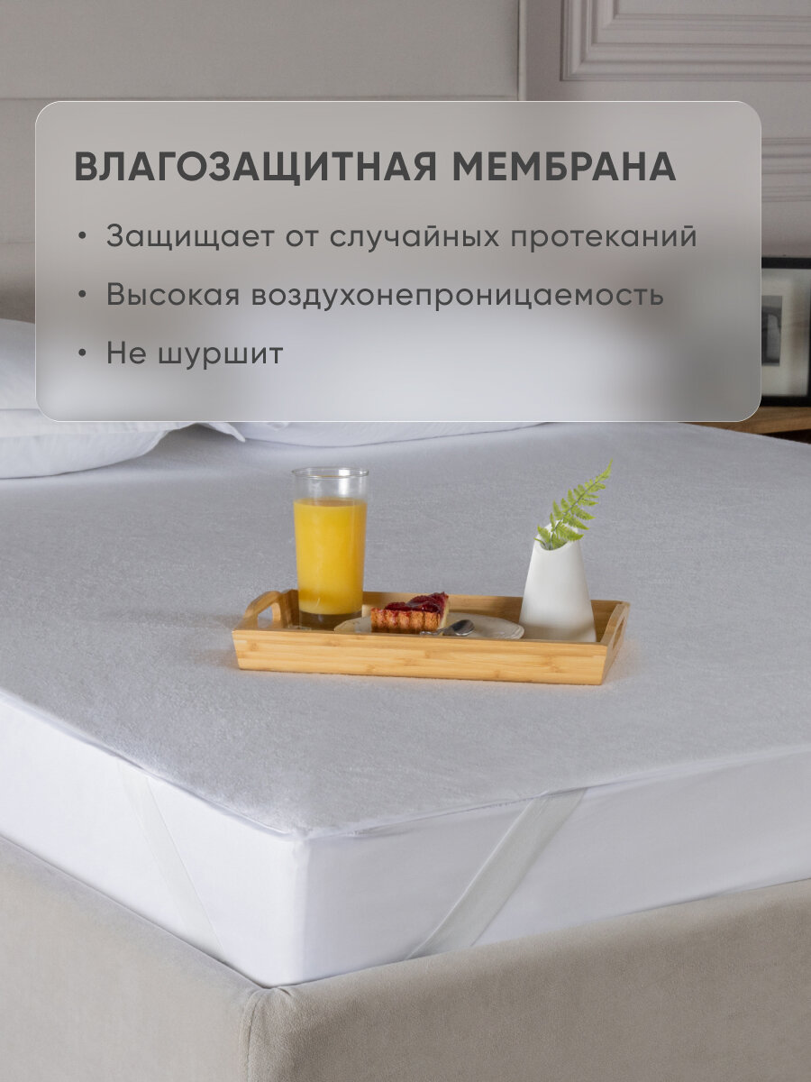 Чехол на матрас Askona (Аскона) Simple Terry 160х200х30 — фото 1