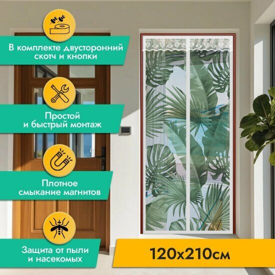 Противомоскитная сетка Rosenberg 100х210 см (R-400041)