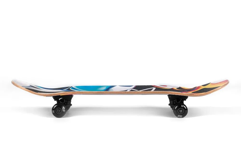 Скейтборд SKIP Nollie 31 дюйм, Colorslope, 79 см, материал деки клен — фото 1
