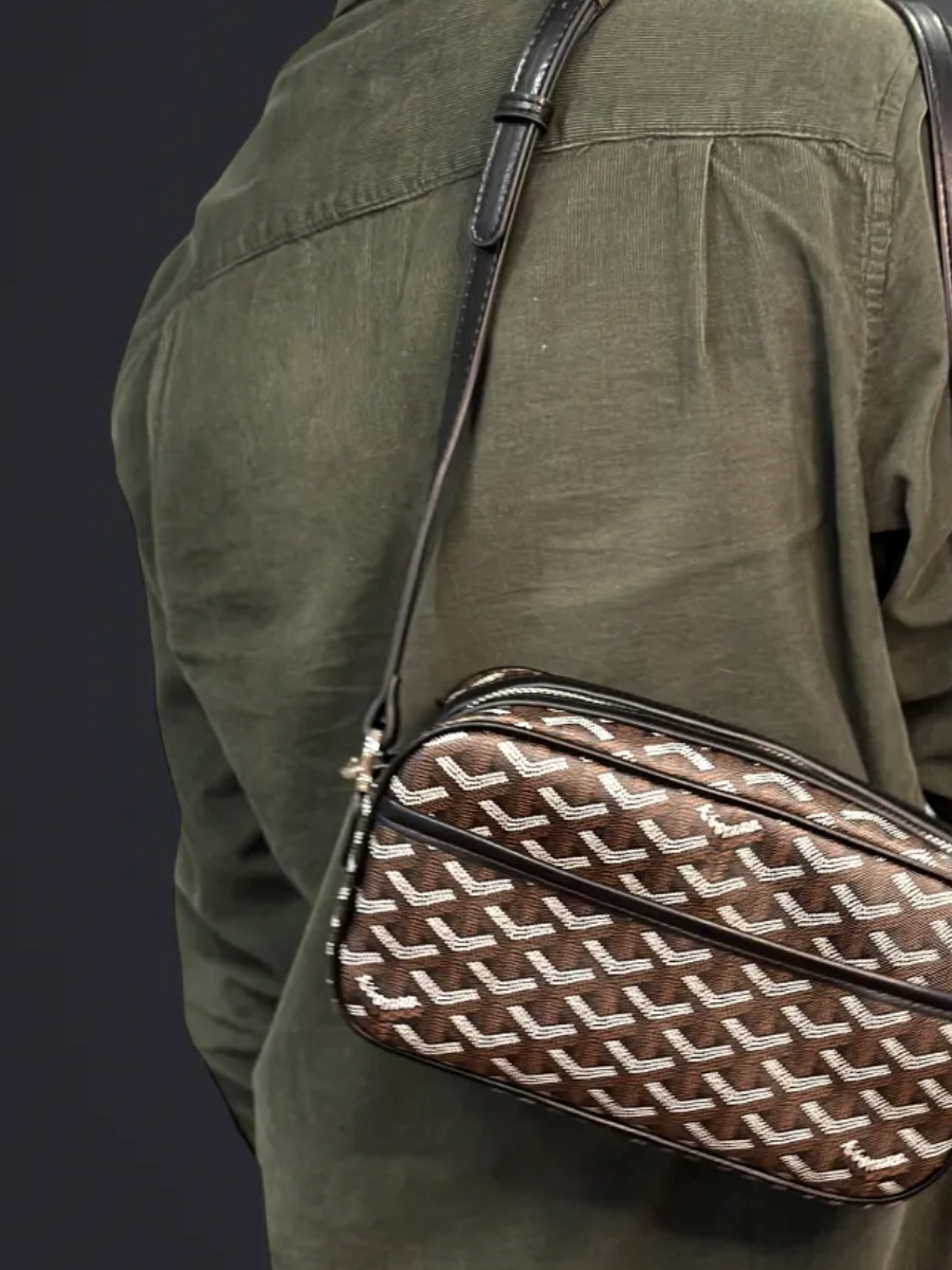 Сумка барсетка Goyard Goyard, коричневый — фото 1