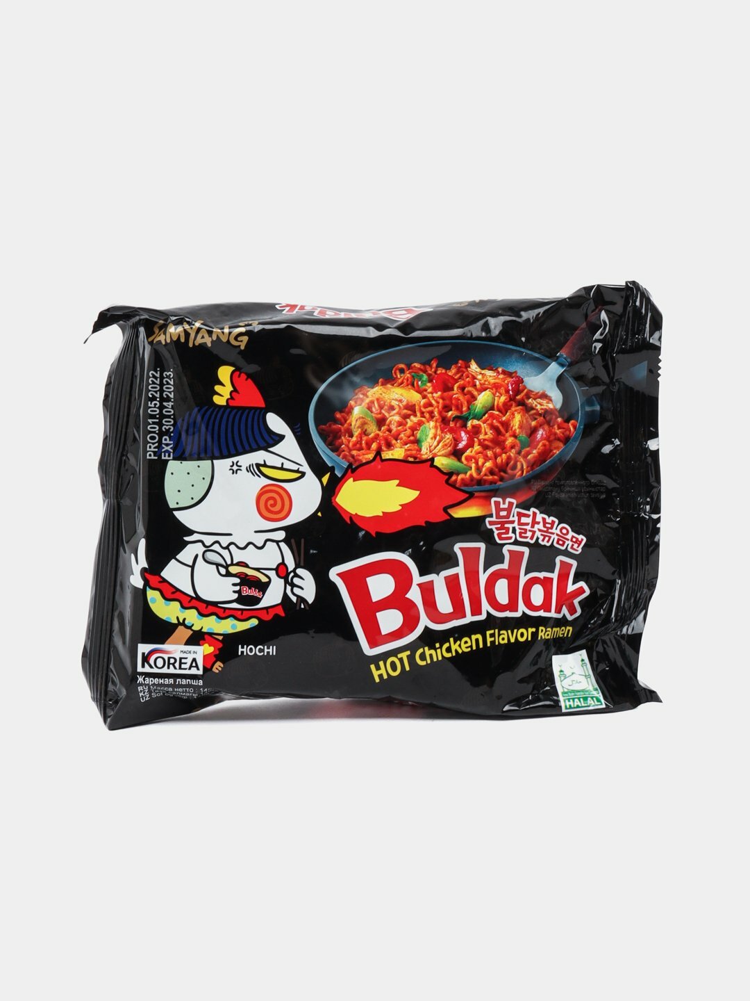 Лапша быстрого приготовления "Samyang Buldak", со вкусом курицы, острая, 140 г