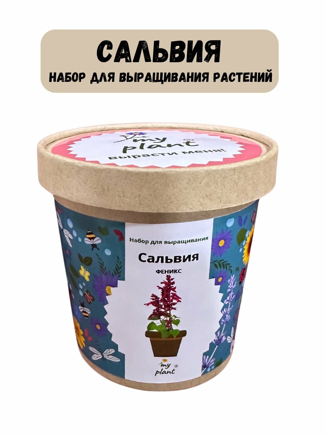 Набор для выращивания растений Happy Plants-Вырасти сам цветы
