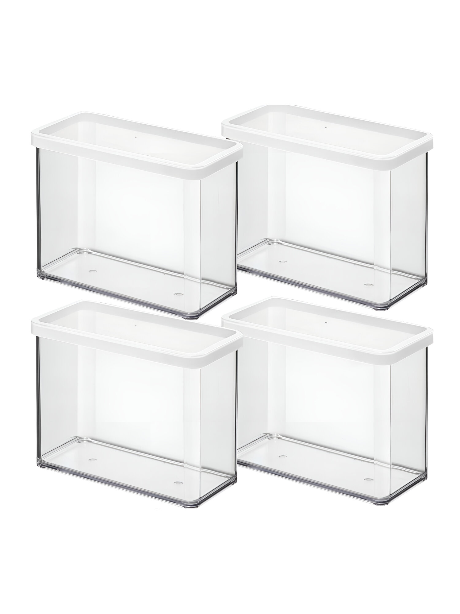 Набор контейнеров для хранения сыпучих продуктов круп муки сахара макарон Rotho LOFT 21 литра 4 шт.