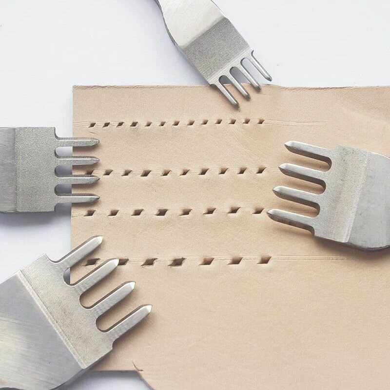 Пробойники ромбовидные стальные шаг 40 мм комплект 4 шт.