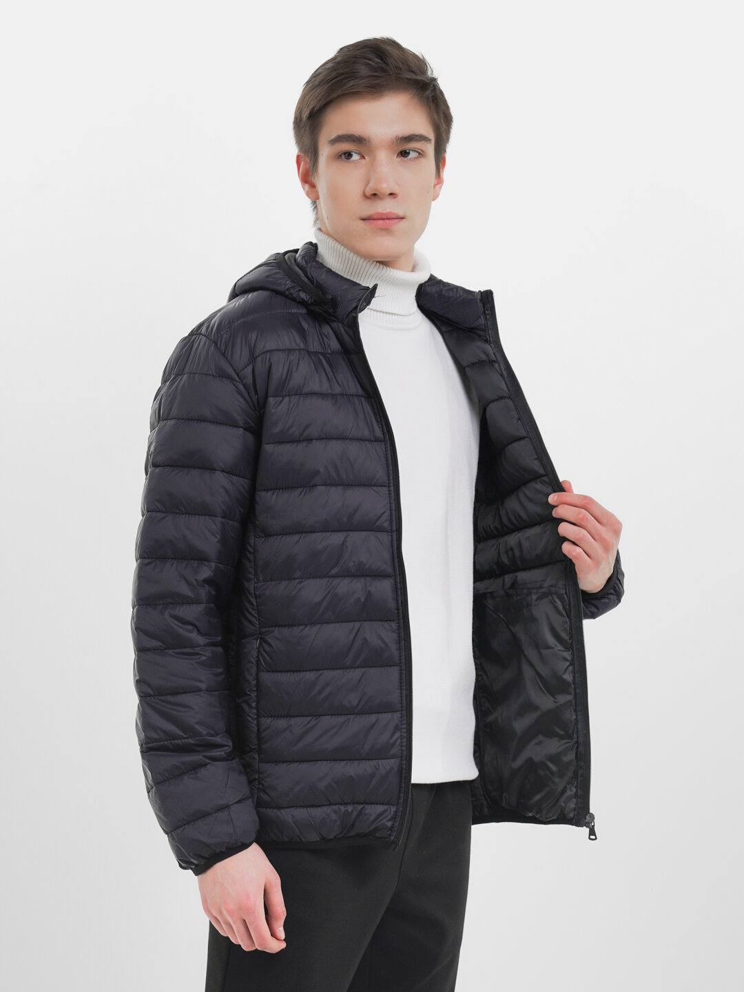 Куртка , размер 2XL, черный/темно-серый — фото 1