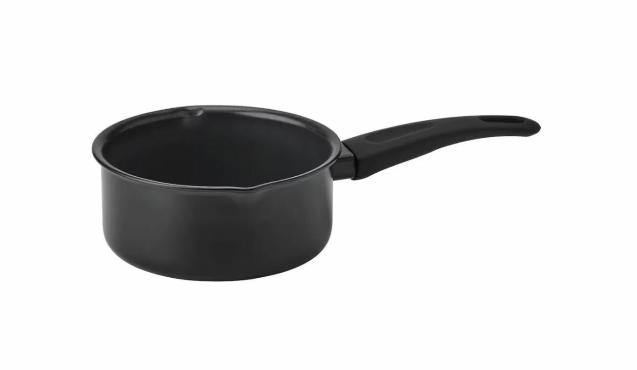 Ковш HEMLAGAD 50462215, алюминий, антипригарное покрытие, черный