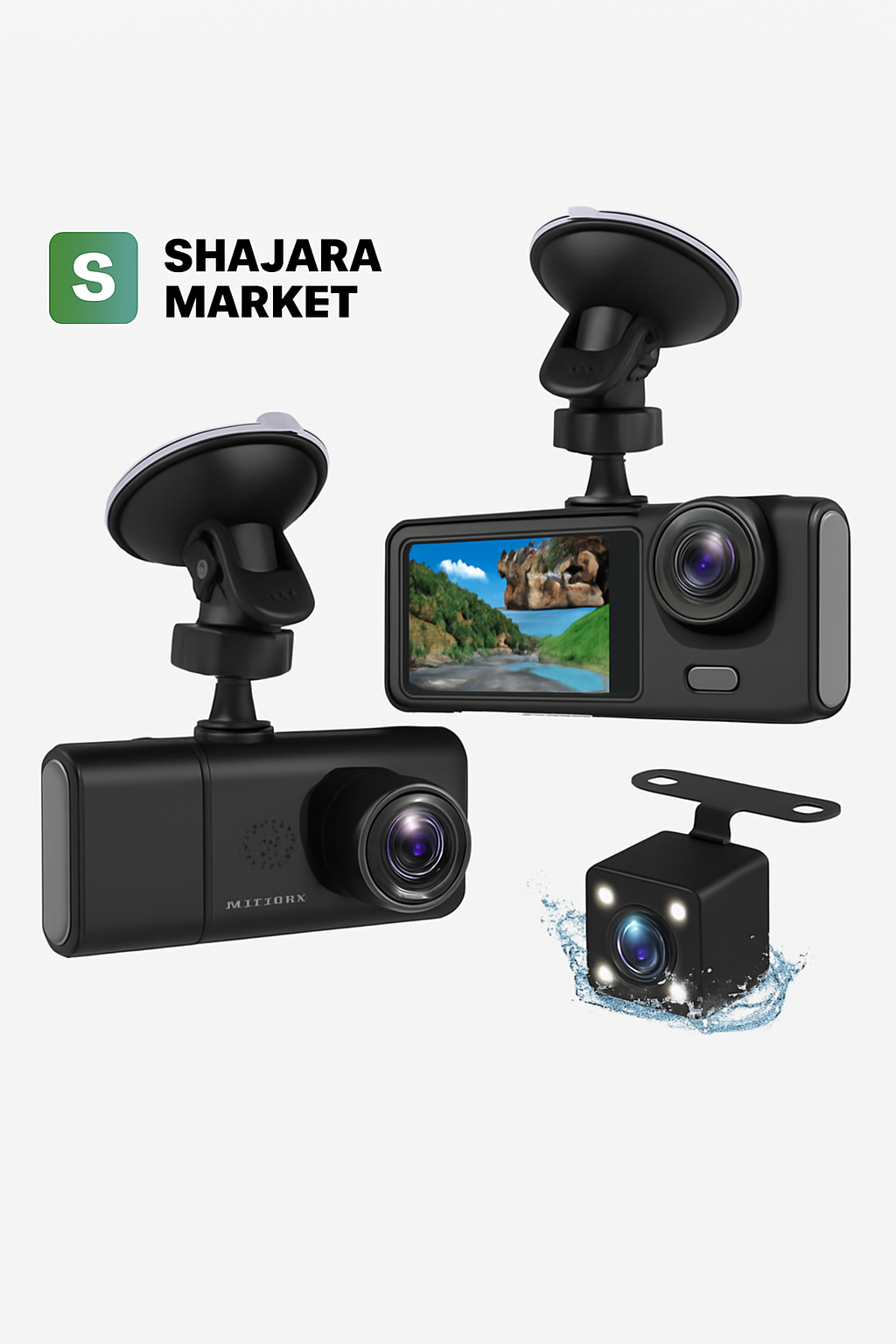 Авторегистратор Black Вох "Full HD 1080", съемка, три камеры