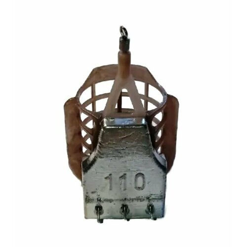 Фидерная кормушка 100 гр. с грунтозацепом 1 шт.