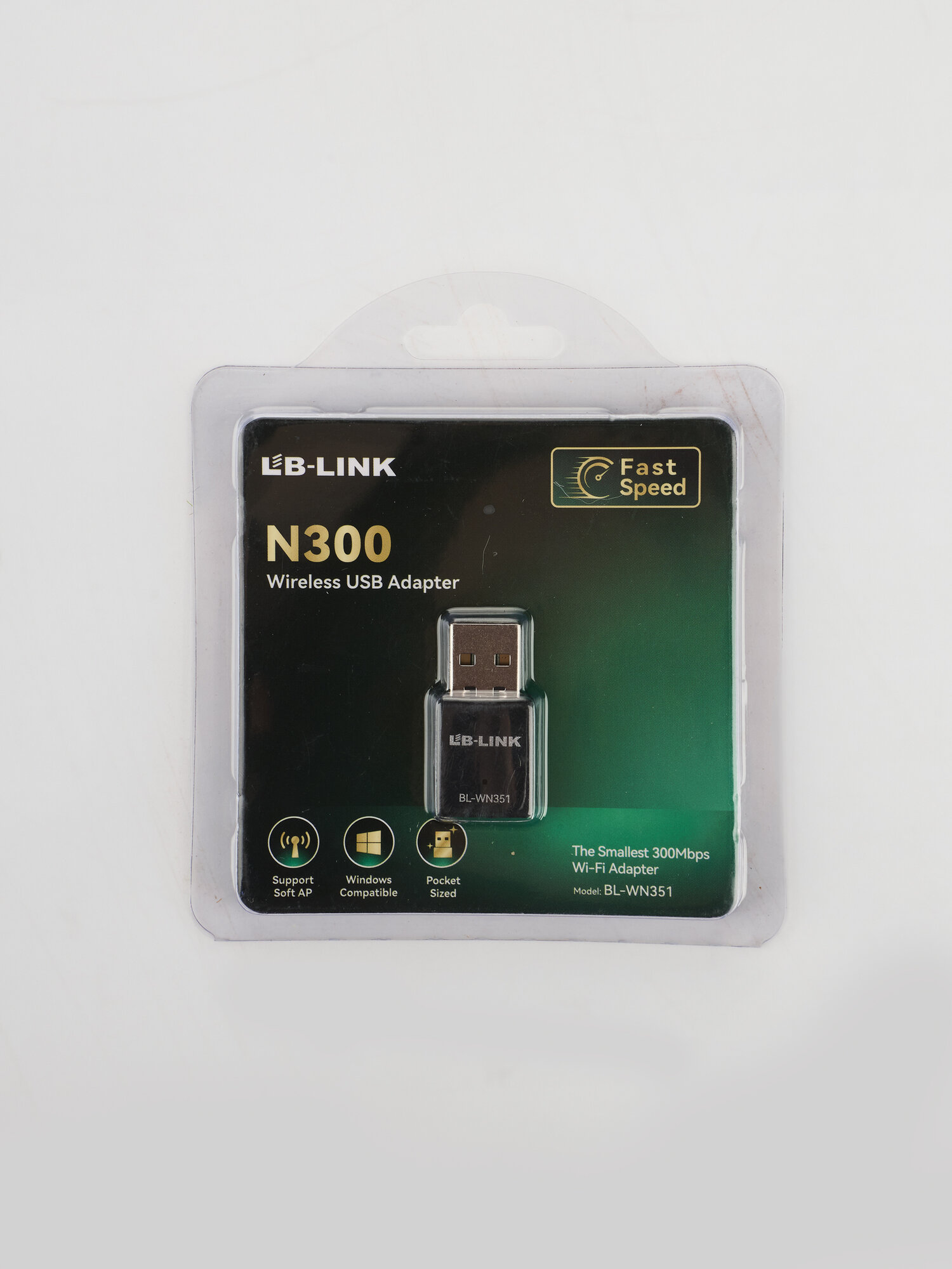 Wi-Fi адаптер Lb-Link, 300 Мб/сек, для ноутбуков и стационарных компьютеров