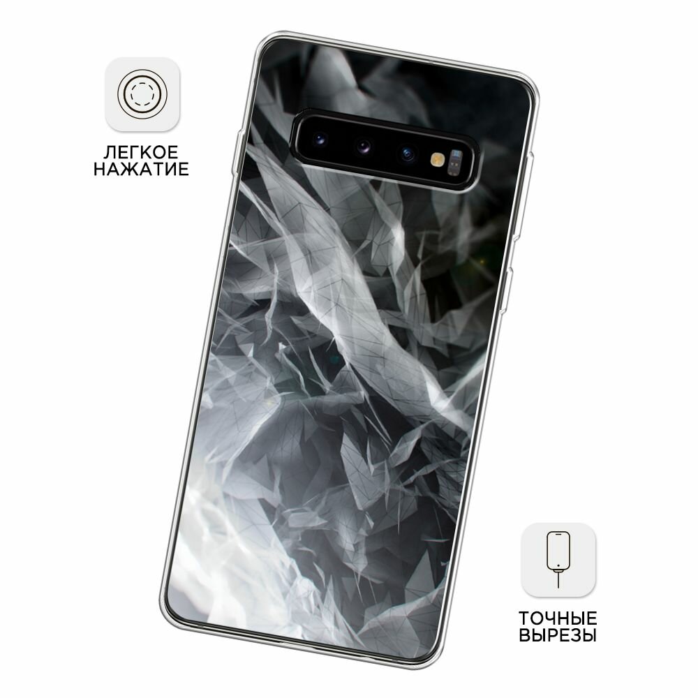 Чехол на Samsung Galaxy S10 / Самсунг Галакси S10 с принтом "Абстракция 9" — фото 1