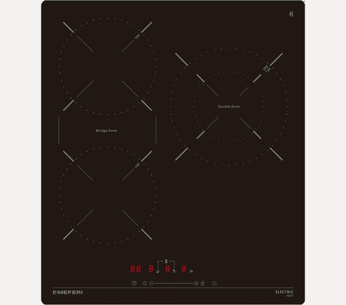 Изображение товара Электрическая варочная панель MEFERI MEH453BK POWER (Модификация 2025 года), 45 см