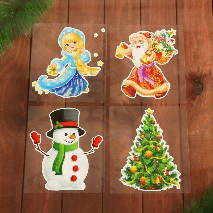 !09 Набор наклеек(3 набора) на окна 