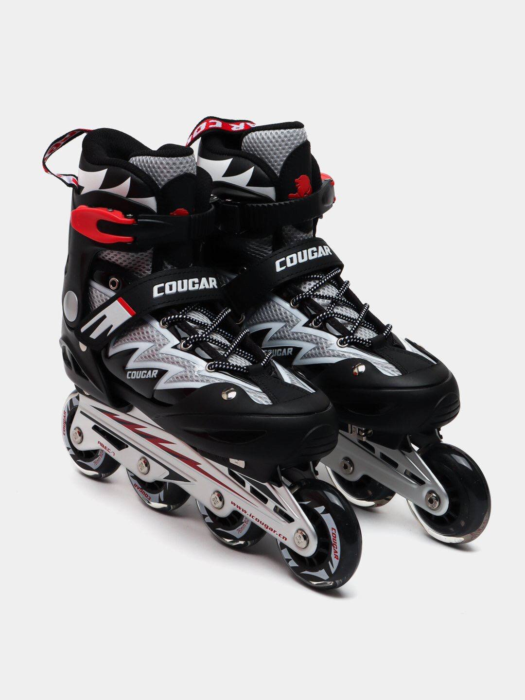 Роликовые коньки и Cougar комфорт качество и безопасность для катания, размеры в описаниях