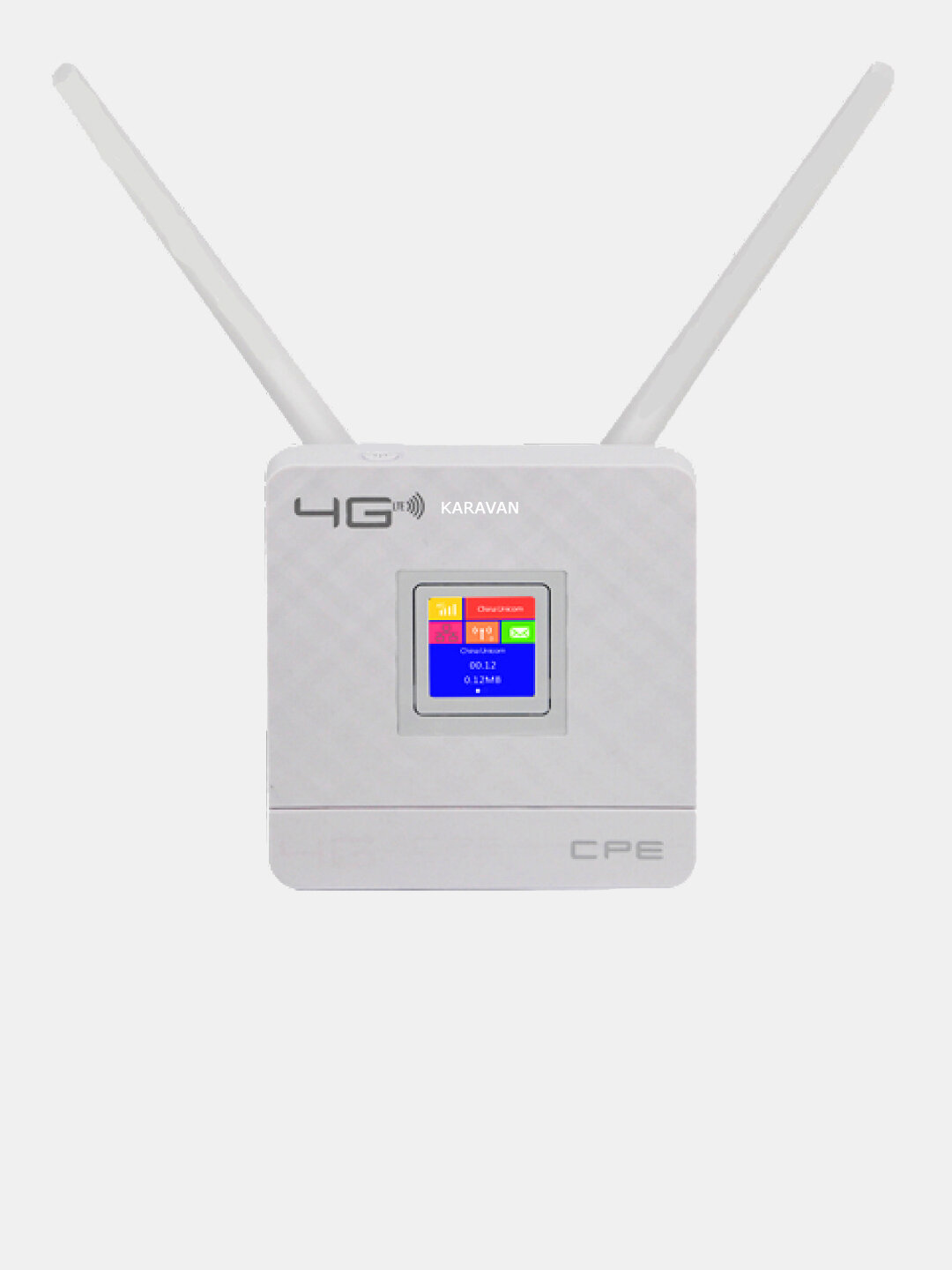 Роутер 4G CPE, 4 п, Wi-Fi, LTE, цветной экран, 300 Мбит/сек, SIM карта в подарок — фото 1