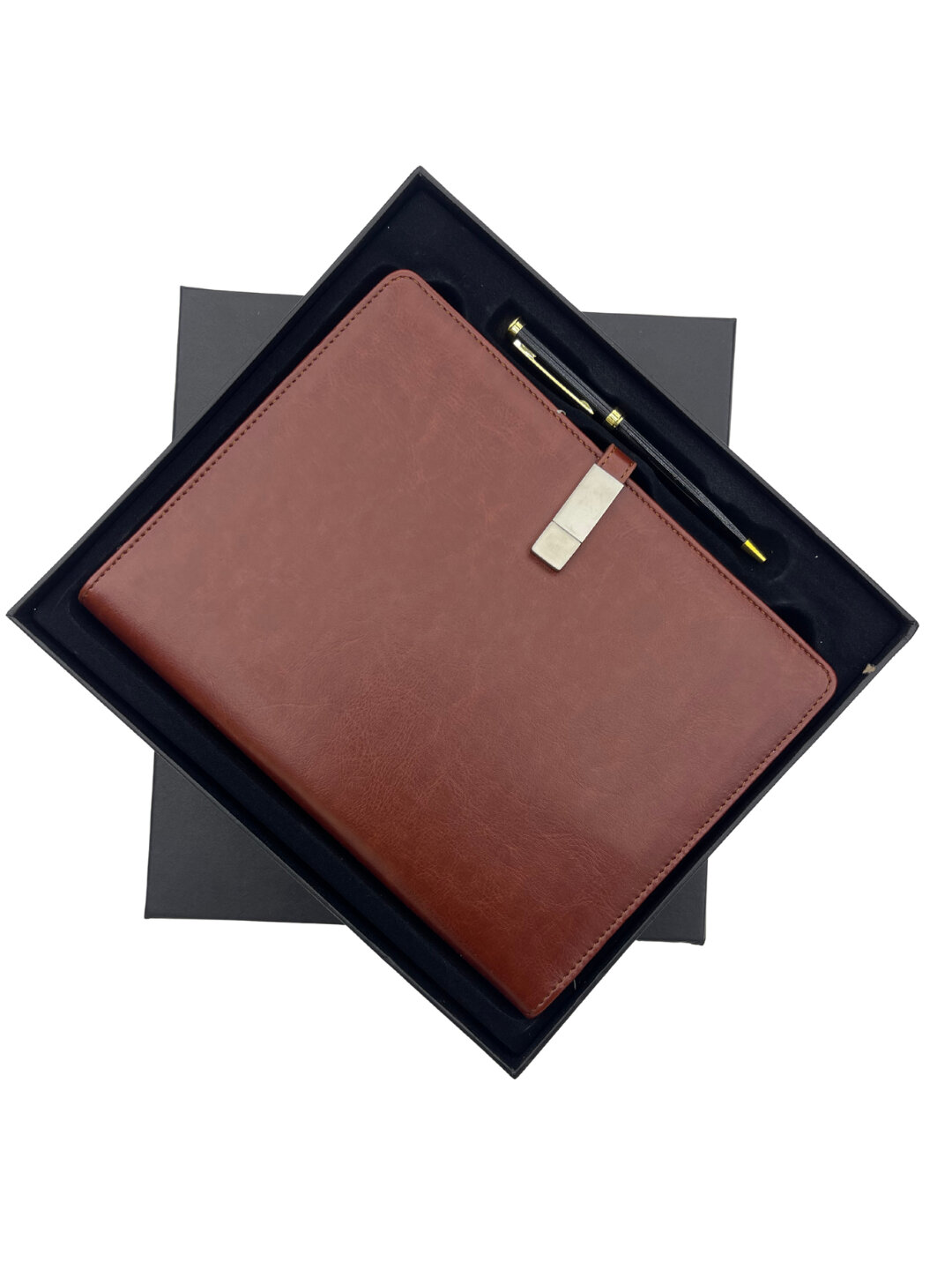 Умный ежедневник с USB-зарядкой, LED-лампой, многофункциональными кабелями блoкнот