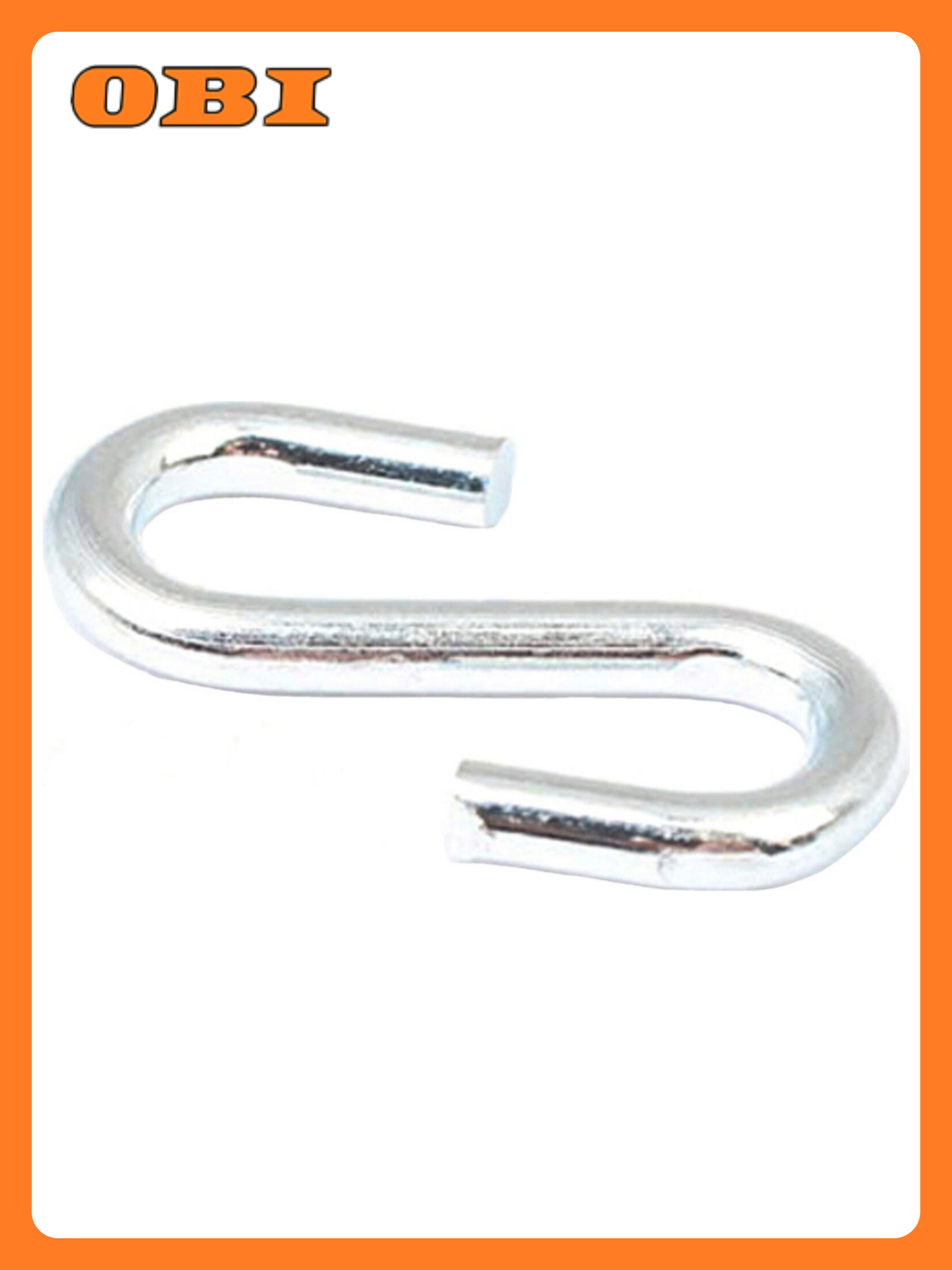 Крюк S-образный ЗУБР нержавеющая сталь оцинкованный серебристый 3 шт