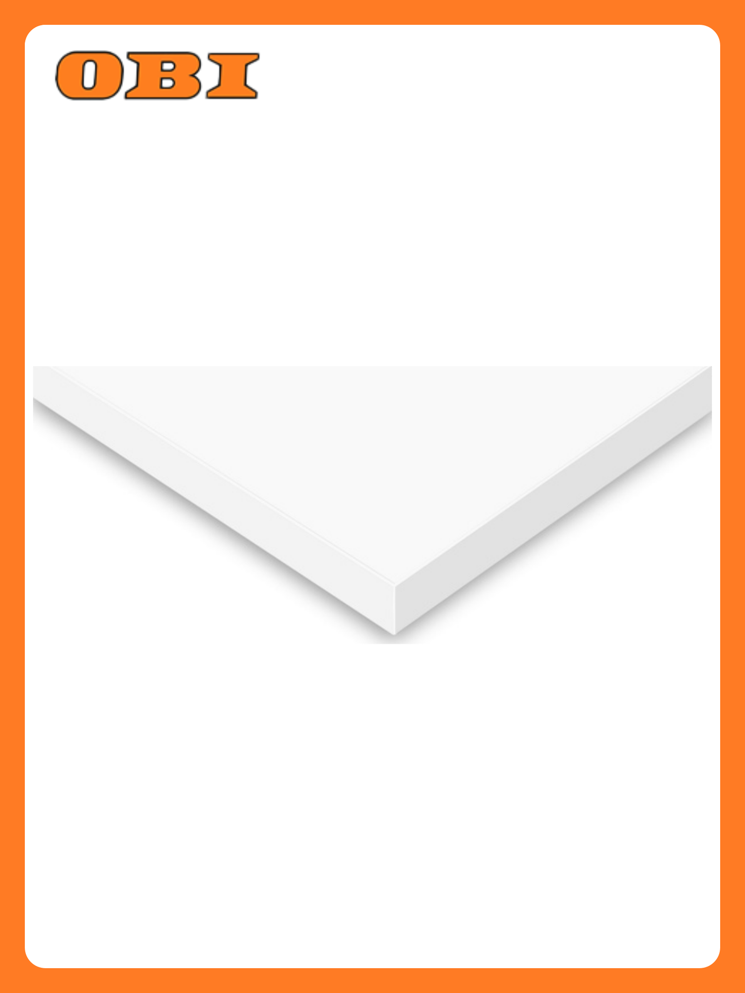 Мебельная панель ultradecor 2008003001053 ЛДСП 1200x600x16 мм белая