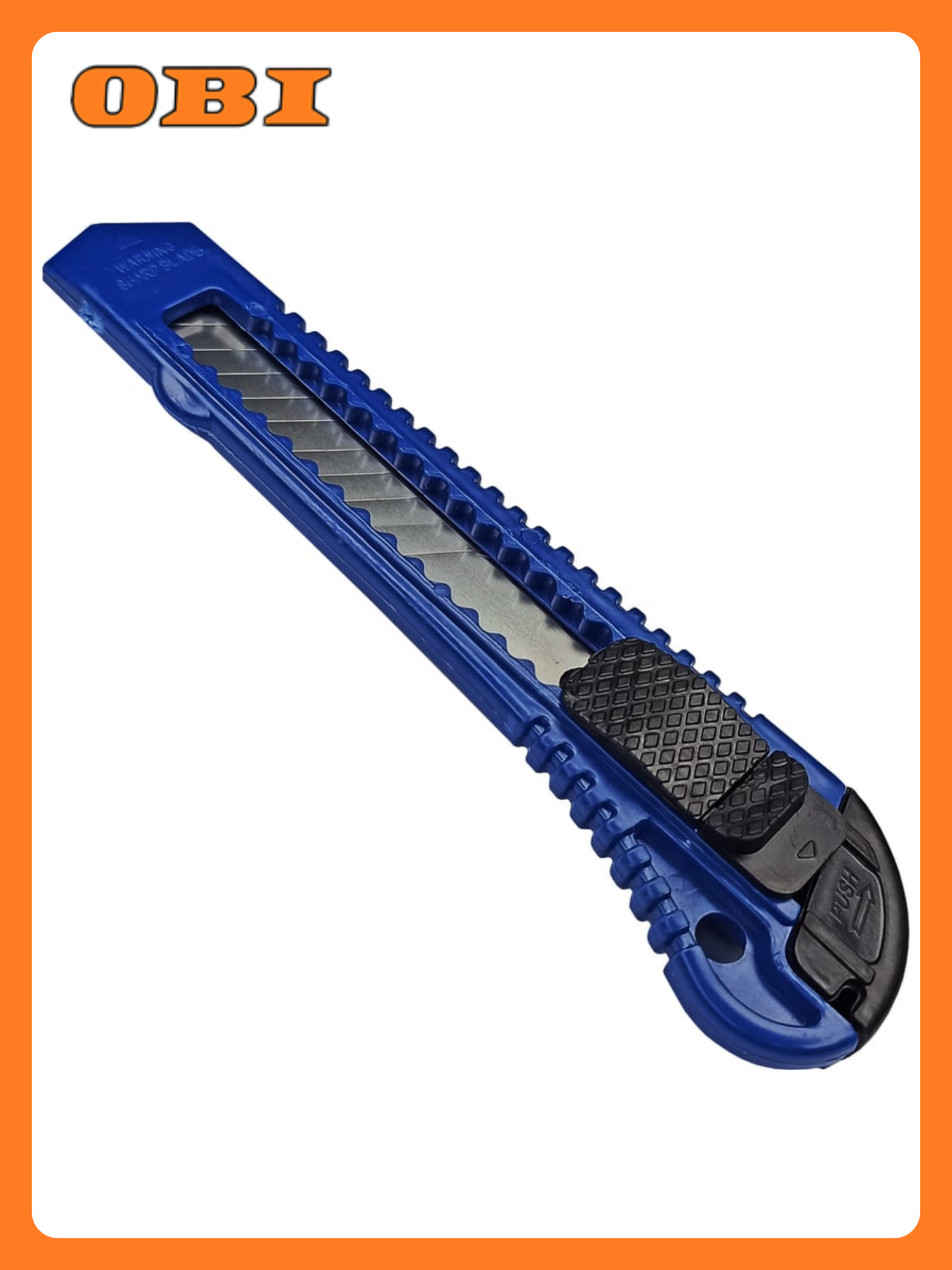 Монтажный нож VertexTools 0044-18-00 с выдвижным сегментированным лезвием сталь пластик