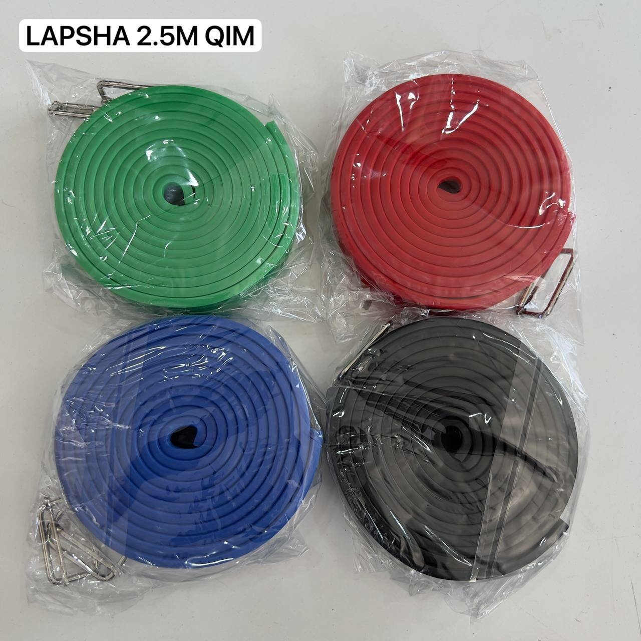 Фитнес-резинка, 2.5 м, эспандер лапша сопротивления, для тренировок