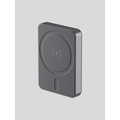 Внешний аккумулятор NRG Alum S 5000 мА-ч 15Вт MagSafe серый Deppa 1699₽